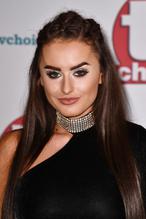 Amber DaviesSexy in Amber Davies Black Dress at the 2017 TV Choice Awards in London 