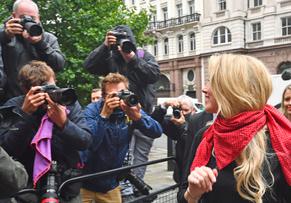 Amber HeardSexy in Amber Heard arrives at the High Court in London