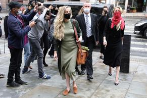 Amber HeardSexy in Amber Heard arrives at the High Court in London