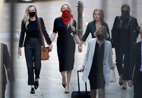 Amber HeardSexy in Amber Heard arrives at the High Court in London