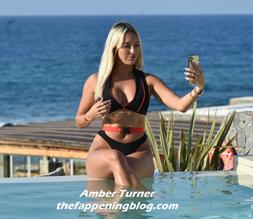 Amber TurnerSexy in Amber Turner Sexy enjoys the sun by the pool in Crete, Greece