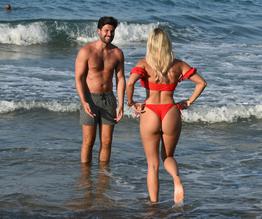 Amber TurnerSexy in Amber Turner And Dan Edgar nude along the beach in Turkey