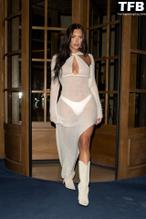 Anastasia KaranikolaouSexy in Anastasia Karanikolaou Sexy Seen Flaunting Her Hot Figure Wearing A Sheer Dress In Paris 