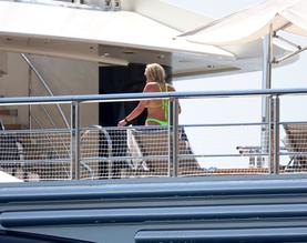 Anastasia KaranikolaouSexy in Anastasia Karanikolaou showing off her hot beach body out on her luxury yacht in the Italian seas of Positano