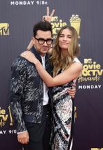 Annie MurphySexy in Annie Murphy Sexy at the 2018 MTV Movie And TV Awards held at the Barker Hangar in Santa Monica