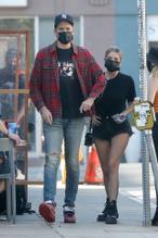 Ashley Benson Sexy in Ashley Benson lunch with G-Eazy and a friend at Mustard Seed Cafe in Los Angeles