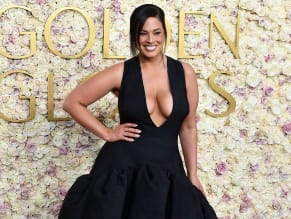 Ashley Graham Sexy in Ashley Graham Sexy Flaunts Her Hot Boobs At The 82Nd Annual Golden Globe Awards In Beverly Hills