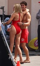  alt="Brooks Nader Sexy in Brooks Nader Sexy Shows Off Her Sizzling Body In A Spicy Red Swimsuit While Filming The Baywatch Reboot In La"