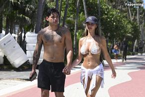 Grace BoorSexy in Grace Boor Sexy Seen With Ryan Garcia Showing Off Her Amazing Bikini Body In Miami Beach