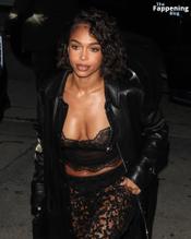 Lori HarveySexy in Lori Harvey Flashes Looking Sexy At Kendall Jenner's Fwrd Launch In La