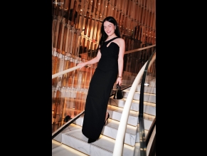  alt="Chiara Aurelia Sexy in Chiara Aurelia Sexy Stuns In A Hot Black Dress At The Bvlgari Eternal Launch In La"