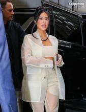 Kim Kardashian West Sexy in Kim Kardashian Flaunts Her Sexy Boobs In New York City