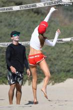 Alessandra AmbrosioSexy in Alessandra Ambrosio's Sexy Labor Day Beach Volleyball Showdown