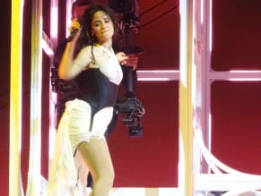 CAMILACABELLOSEXYANDBRALESSPERFORMANCEATLESDEFERLANTESFESTIVALINLEBARCARES - NUDE STORY
