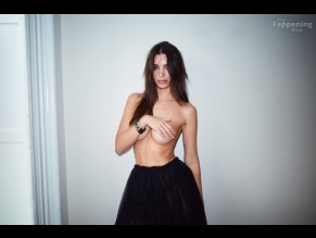 Emily Ratajkowski Sexy And Topless Teases Her Hot Boobs In A Photoshoot By Morgan Maher