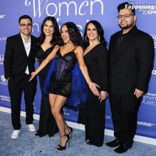 Becky GSexy in Becky G Sexy Shows Off Her Hot Legs and Cleavage at the 2023 Billboard Women in Music in Inglewood 