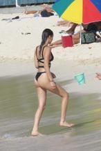 Bella Hadid Sexy in Bella Hadid Sexy Showed Her Ass at A Beach in St Barts