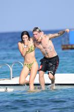 Bella ThorneSexy in Bella Thorne and Benjamin Mascolo take a dip together as they continue their romantic holiday in Sardinia