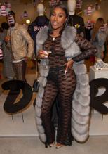 BERNICEBURGOSWEARINGASEETHROUGHOUTFITATTHEDIORSUPERBOWLLIIIPARTYINATLANTA - NUDE STORY