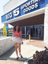 Blanca BlancoSexy in Blanca Blanco makes a trip to her local Big 5 Sporting Goods in Los Angeles