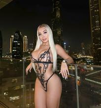 DANIELLACHAVEZPOSINGONTHEBALCONYINASEXYHOTSEETHROUGHLINGERIE - NUDE STORY