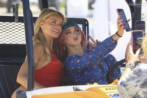  alt="Brooks Nader Sexy in Brooks Nader Sexy Shows Off Her Sizzling Body In A Spicy Red Swimsuit While Filming The Baywatch Reboot In La"