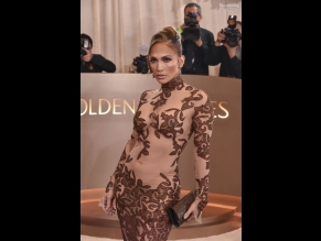 Jennifer Lopez Sexy Stuns In A Hot See-Through Dress At The 83rd Annual Golden Globe Awards In Beverly Hills
