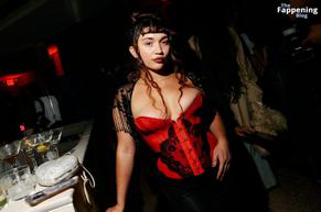 Rowan BlanchardSexy in Rowan Blanchard Sexy Shows Off Her Hot Big Cleavage At Myth Magazine Launch Party In New York