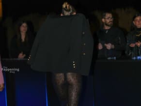 Candice Swanepoel Sext Flashes Her Hot Tits And Thong At Vogue Party In Milan