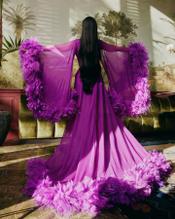 NATALIAOREIROSTUNNINGSOCIALMEDIAPHOTOSHOOTWEARINGASEXYCLASSYPURPLEDRESS - NUDE STORY