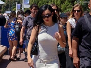 CHARLIXCXSEXYSEENSHOWINGOFFHERHARDNIPPLESWEARINGAHOTWHITEMINIDRESSINCANNES - NUDE STORY