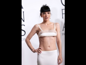 Lily Allen Sexy Flashes Her Hot Tits At The CFDA Fashion Awards In NYC