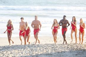  alt="Hassie Harrison Sexy in Hassie Harrison Sexy Shows Off Her Sizzling Body In A Spicy Red Swimsuit While Filming The Baywatch Reboot In La"