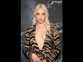 Ashley Benson Sexy Shows Off Her Hot Boobs At Stella McCartney X Adidas Party In LA