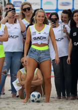 Camille KostekSexy in Camille Kostek Sexy during a charity soccer match on Miami Beach