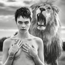 CARADELEVINGNESEXYANDTOPLESSBYDAVIDYARROWFORTAGHEUER - NUDE STORY