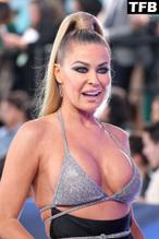 Carmen ElectraSexy in Carmen Electra Sexy Shows Off Her Hot Boobs at the 2022 Peoples Choice Awards in Santa Monica 