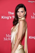 Emily RatajkowskiSexy in Emily Ratajkowski Stuns In Sexy Revealing Dress At The Kings Trust 2024 Gala