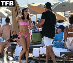 Chantel JeffriesSexy in Chantel Jeffries Sexy Seen Showing Off Her Booty And Tits At The Beach in Miami