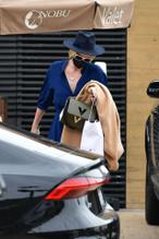 Charlize Theron Looks Chic While Leaving Nobu in Malibu