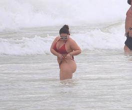 Chiquis RiveraSexy in Chiquis Rivera Sexy Enjoying Her Vacation On the Beach in Tulum, Mexico