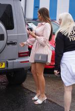 Chloe FerrySexy in Chloe Ferry Sexy Seen Braless In Her Thigh-High Dress