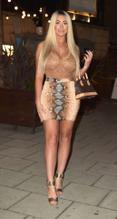 Chloe FerrySexy in Chloe Ferry out in Newcastle for food at the Tomahawk Steak House (10.04.2019)