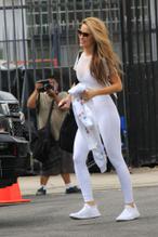 Chrishell StauseSexy in Chrishell Stause and Gleb Savchenko walking out together on Saturday afternoon