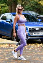 Christine McGuinnessSexy in Christine McGuinness Sexy showing off her fantastic figure as she leaves the gym after another grueling work out in Cheshire