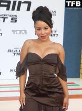 Cierra Ramirez Sexy Seen Flaunting Her Curvy Figure At The Bullet Train Premiere in Los Angeles 