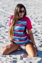 CLAUDIAROMANISEXYINSOUTHBEACHWEARINGAMIAMIUNITEDFOOTBALLCLUBJERSEYANDATINYTHONG - NUDE STORY