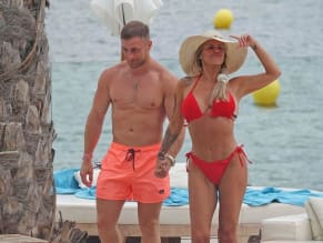 Kerry Katona Sexy Spotted With Paolo Margaglione Flaunting Her Sizzling Bikini Body At Ibiza Beach In Spain