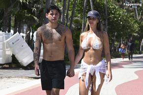 Grace BoorSexy in Grace Boor Sexy Seen With Ryan Garcia Showing Off Her Amazing Bikini Body In Miami Beach