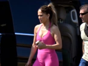Jennifer Lopez Sexy Spotted Rehearsing In A Hot Pink Jumpsuit For Her Sardinia Show